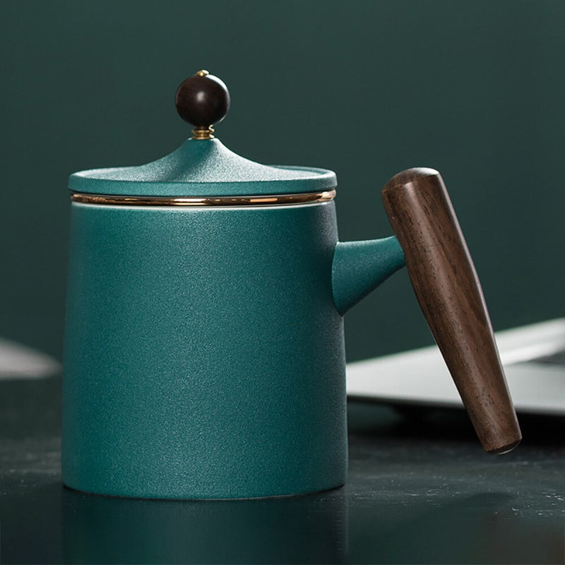 Large and Ceramic Tea Mug with Snail Design, ibuyxi.com
