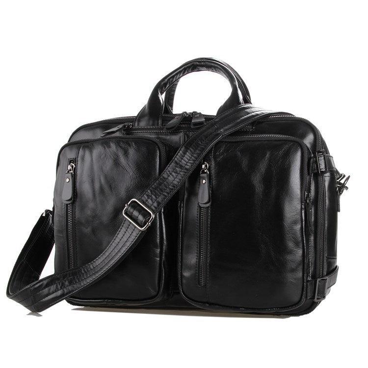 Genuine Leather Large Business Handheld Bag, ibuyxi.com