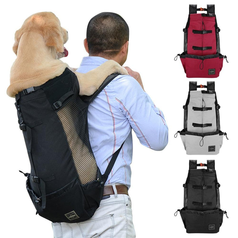 Breathable Pet Dog, Carrier Bag for Large Dogs, Golden Retriever Bulldog Backpack, Adjustable Big Dog Travel Bags, Pets Products, iBuyXi.com