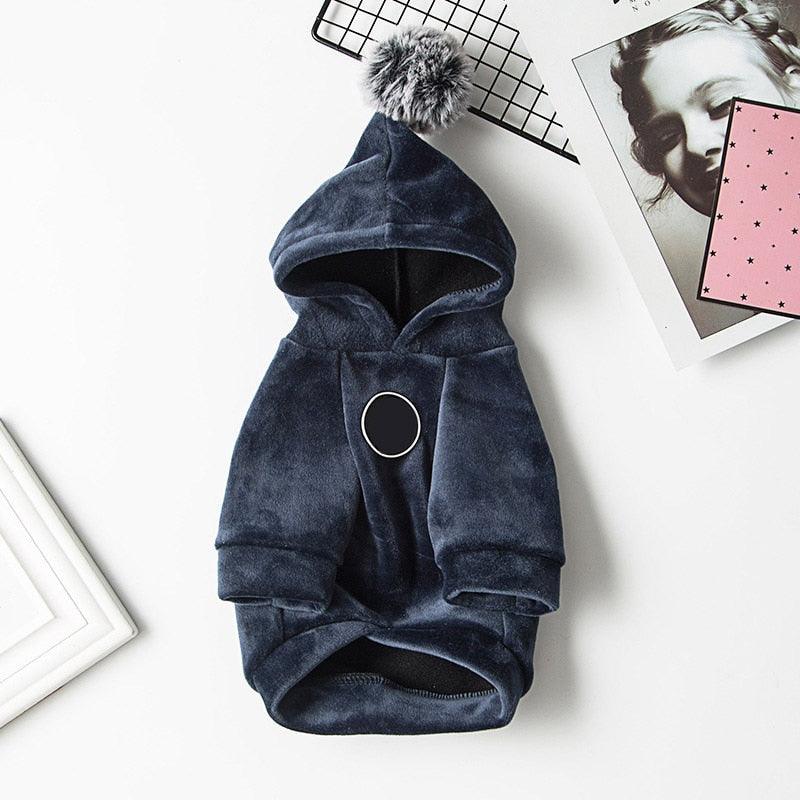 Winter Warm Cat Dog Hooded Coat, Soft Pet Clothes for Small Dogs, Cats Yorkshire Chihuahua Pullovers Pets Clothing manteau chien, iBuyXi.com