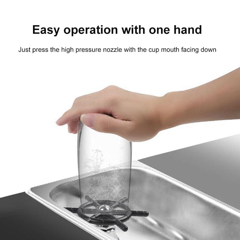 Washer Bar Glass Rinser Automatic Cup Kitchen Tools & Gadgets Specialty  Tools Coffee Pitcher Wash Cup Tool Kitchen