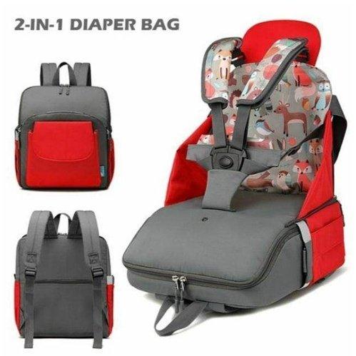 Foldable Baby Chair And Diaper Bag, Visit iBuyXi.com for Online Shopping and Shop the Unique Selection, Baby Shower Gift Idea, Mommy Baby, Toddler multifunction diaper bag, Baby Shower, New Mommy Gift Idea, New Mommy, Mom To Be, Baby Chair Diaper Bag.