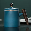 Large and Ceramic Tea Mug with Snail Design, ibuyxi.com