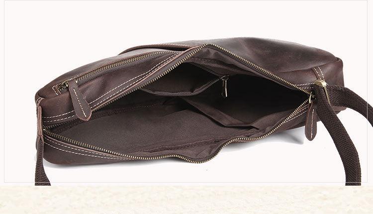Vintage Genuine Leather Crossbody Sling Shoulder Bag, ibuyxi.com
