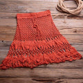 Off Shoulder Knitted Crochet Along With Crop Top And Skirts which comes in 2 Piece Set and highly recommend for Summer and Beachwear. iBuyXi.com