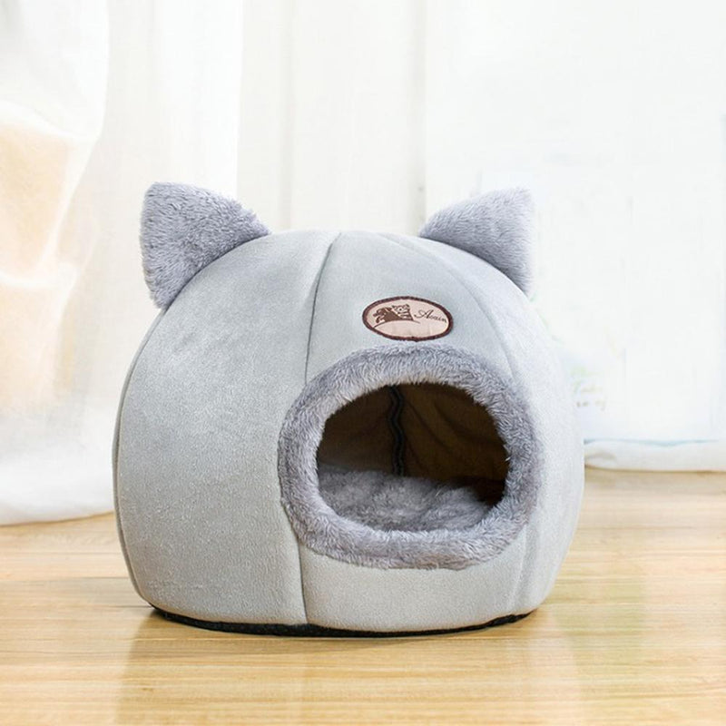 Indoor Cat Bed House With Mattress, iBuyXi.com