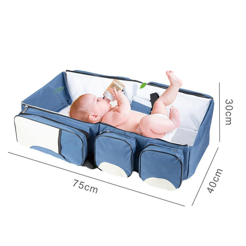 Baby Bed Diaper Changing Bag, iBuyXi.com, Mummy Bag, Travel Bag, Stroller Bag, Diaper Bag, Accessories