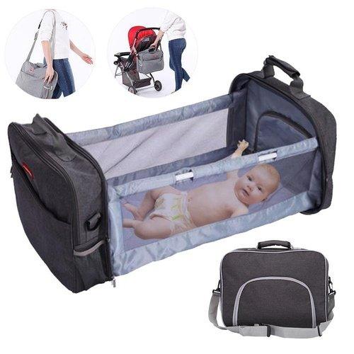Portable Crib Nappy Baby Diaper Bag - Main Image