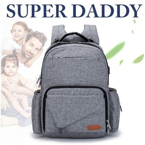 Waterproof Baby Diaper Backpack With USB Hub,Baby Diaper Backpack, Convertible Baby Diaper Bag Changing Bed, Convertible Baby Diaper Bag Changing Bed, diaper bag backpack ,for many occasions like shopping, outing, traveling, etc., for Infants A, iBuyXi.com