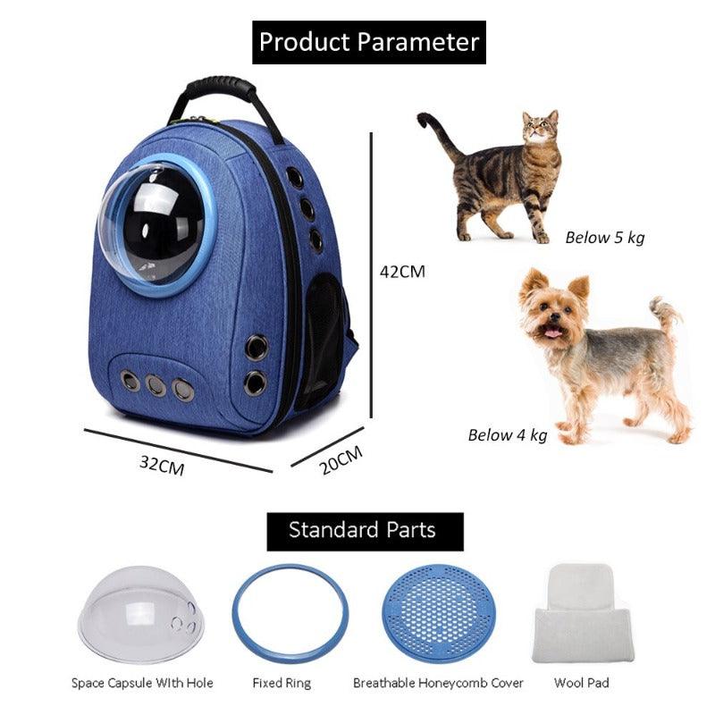 Cats Traveling Backpack Space Capsule Handbag Carrier - iBuyXi.com