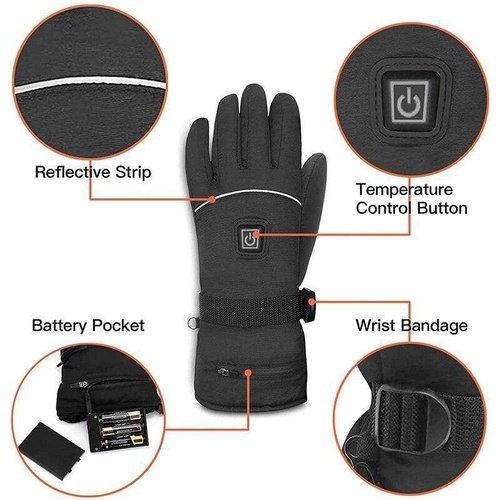 Heated Gloves Electric Gloves for Men Women 3 Heating Temperature Adjustable Touch screen Waterproof Warm Gloves for Outdoor and Winter, iBuyXi.com, Online shopping store, winter collection, Skiing Gloves, Sport Gloves, Hiking Gloves, Free Shipping  