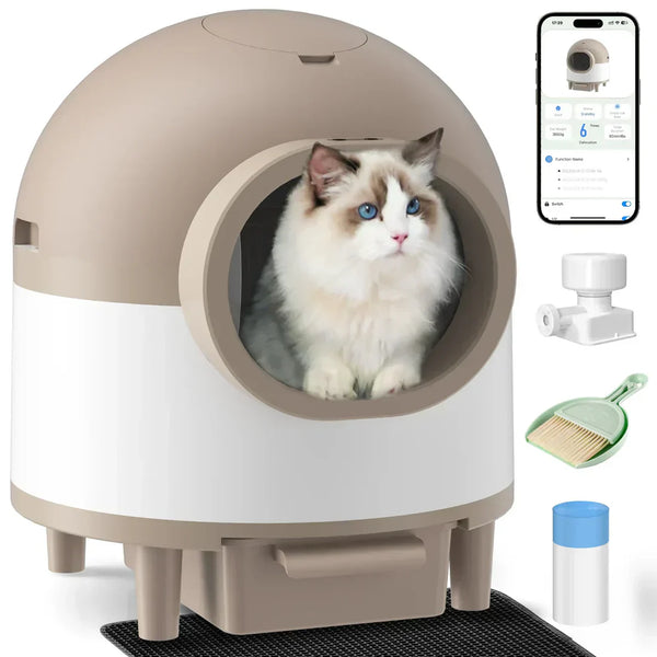 Keep Your Home Fresh with the Automatic Cleaning Smart Odor Cat Litter Box