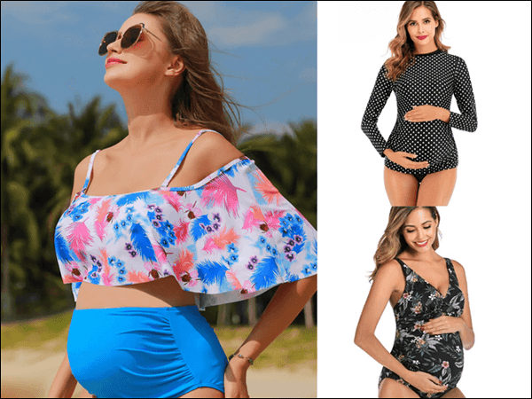 Embrace Motherhood with A Floral Maternity Swimsuit