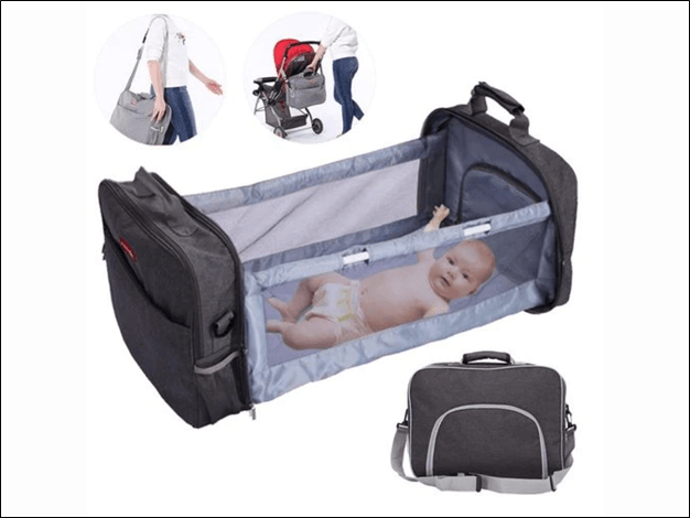 Folding Crib Baby Diaper Backpack