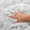 Snowflake White Two Tone - Mr. Peanut's 28" OrthoPlush® Pet Bed