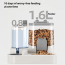 1.2L/1.5L Pet Automatic Feeder Large Capacity 2 Styles Cat Dog Water Dispenser