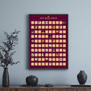 100 Date Ideas Scratch-Off Poster