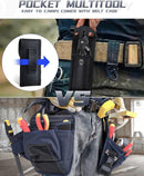 12-in-1 Hammer Multitool with Nylon Pouch