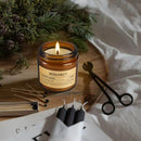 12-Pack Scented Soy Candle Gift Set in Amber Jars