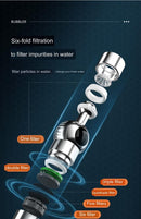 Universal Faucet Bubbler Household Washbasin with Splash-proof Faucet Universal Kitchen Faucet Extender, ibuyxi.com