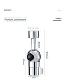 Universal Faucet Bubbler Household Washbasin with Splash-proof Faucet Universal Kitchen Faucet Extender, ibuyxi.com