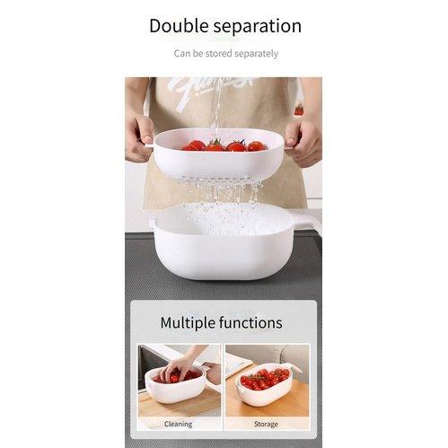 11 in 1 Kitchen Colander Veggie Fruit Shredder Grater Slicer