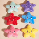 1pcs/pack Puppy Dog Plush Pentagram Squeaky Toys for Small Medium Dogs Bone Aggr