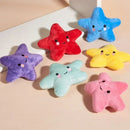 1pcs/pack Puppy Dog Plush Pentagram Squeaky Toys for Small Medium Dogs Bone Aggr