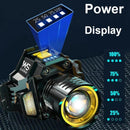 2-Pack Rechargeable LED Headlamp with Motion Sensor