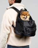 Premium All-Black Pet Backpack, iBuyXi.com