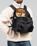 Premium All-Black Pet Backpack, iBuyXi.com