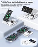3-in-1 Magnetic Wireless Charging Station for Apple Devices