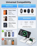 3-in-1 Magnetic Wireless Charging Station for Apple Devices