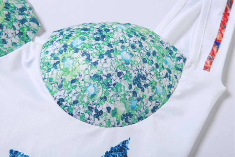 Starfish Print Backless Clubwear Dress, ibuyxi.com