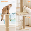 35-Inch Tall Sisal Cat Scratching Post