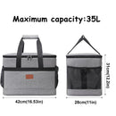 35L Collapsible Insulated Cooler Bag for Camping