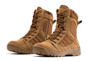 Botas Pro Coyote Men's 8 inch Side Zipper Rubber Sole Tactical Boots BMP110CT