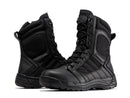 Botas Pro Black Men's 8 inch Side Zipper Rubber Sole Tactical Boots BMP110BK