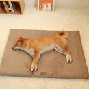 3D Sponge Pet Bed With Removable Washable Faux Fur Cover Soft Dog Bed For Crate