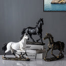 Creative White Dark Horse Figurine For Decoration - view 10