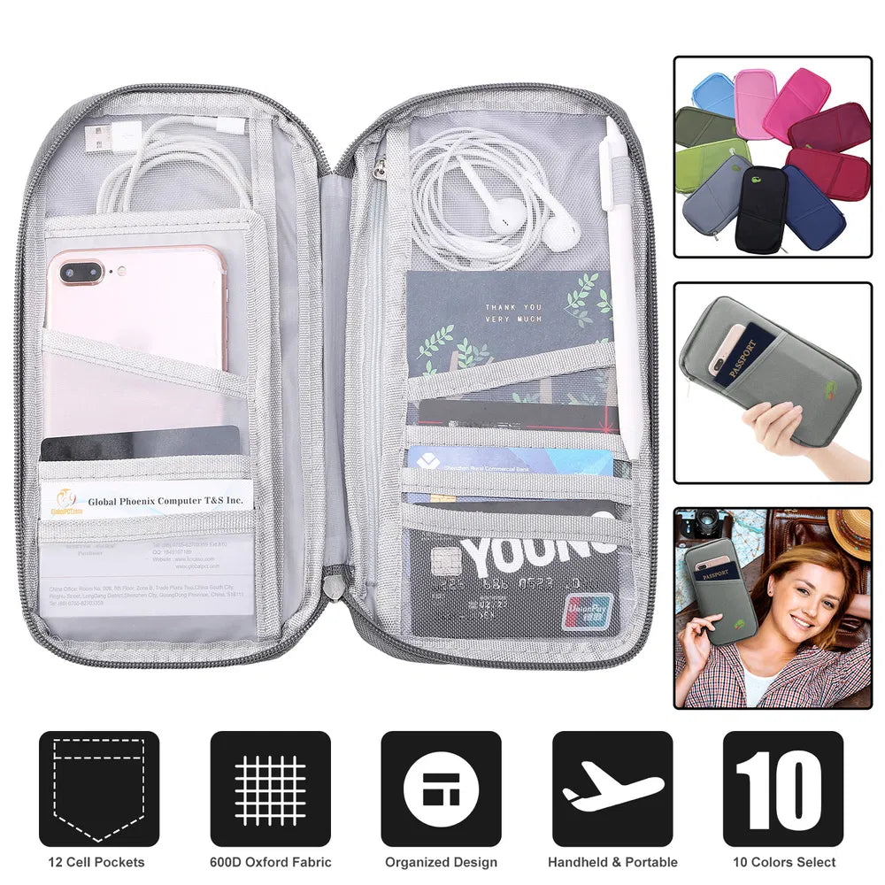 Travel Passport Wallet 12Cells - view 9