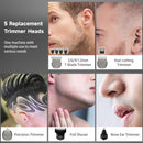 5-in-1 Men's Electric Grooming Kit with Nose Trimmer