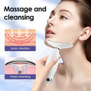 7-Color LED Face and Neck Lifting Massager Device