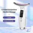 7-Color LED Face and Neck Lifting Massager Device