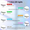 7-Color LED Face and Neck Lifting Massager Device