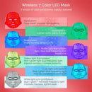 7-Color LED Light Therapy Face Mask, Wireless Rechargeable