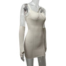 Off-Shoulder Push Up Knitted Bodycon Party Mini Dress, ibuyxi.com