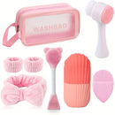 8-Piece Silicone Facial Spa Skincare Tool Set