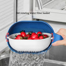 11 in 1 Kitchen Colander Veggie Fruit Shredder Grater Slicer, Multifunctional Rotate Vegetable Cutter With Drain Basket. iBuyXi.com