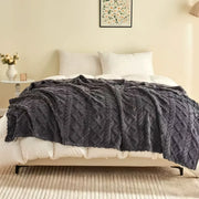 Sweater Weather Plush Fleece Blanket, iBuyXi.com